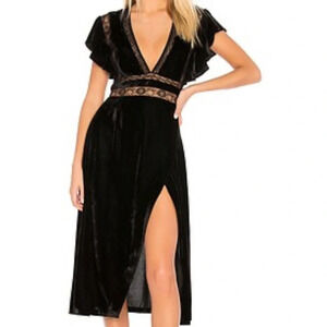 Revolve SAYLOR NWT lace and velvet dress NWT  size M. Beautiful!